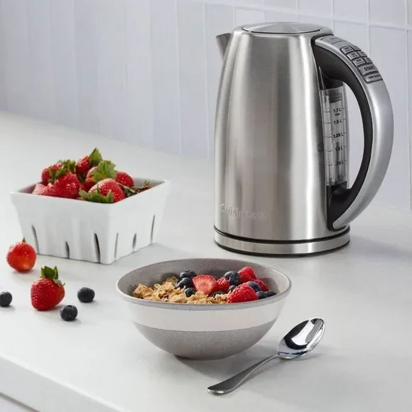 Cuisinart - Cuisinart Perfectemp 1.7L Electric Programmable Ke Stainless Steel